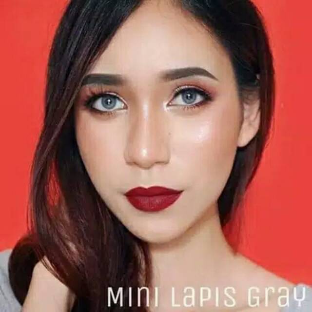 Softlens Mini Lapis 14mm by Dreamcolor1 softlen natural soflen kecil gray grey brown blue