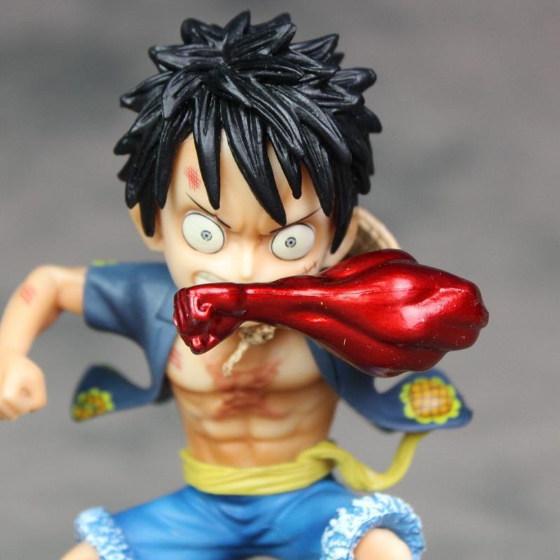 Mainan Action Figure Anime One Piece Luffy Topi Jerami Bahan PVC Ukuran 13cm Untuk Hadiah Anak