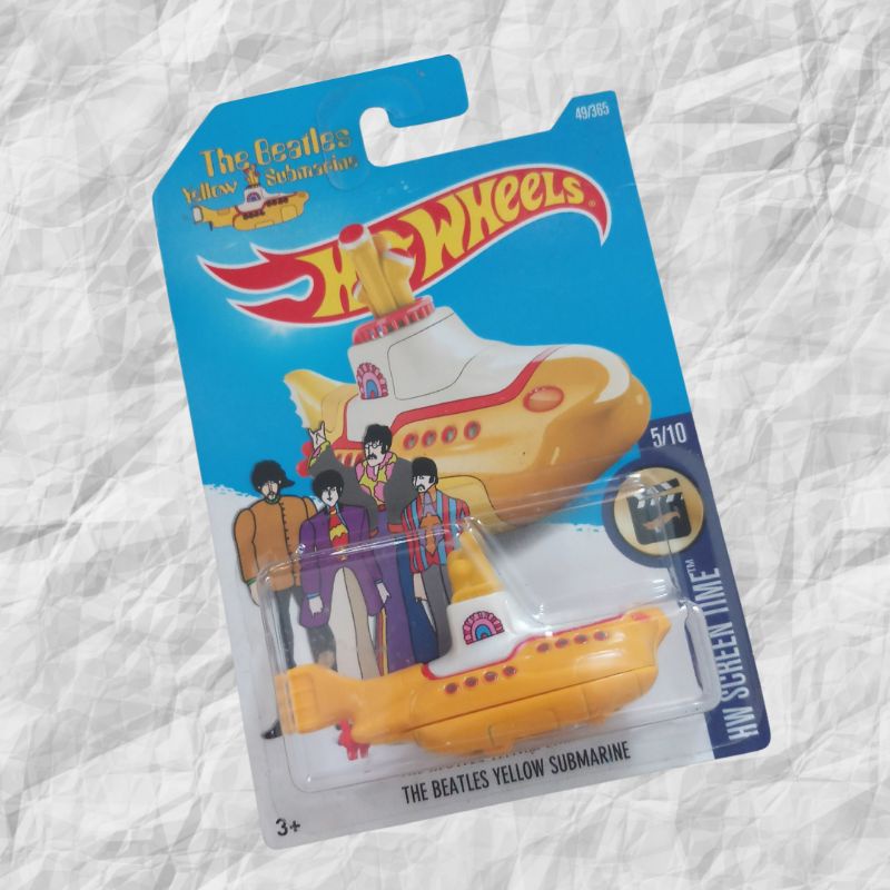 Hotwheels The Beatles Subway Submarine HW Screen Time