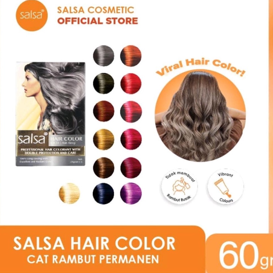 *galerybeautysemarang* Salsa Hair Color - Cat Semir Rambut Permanen