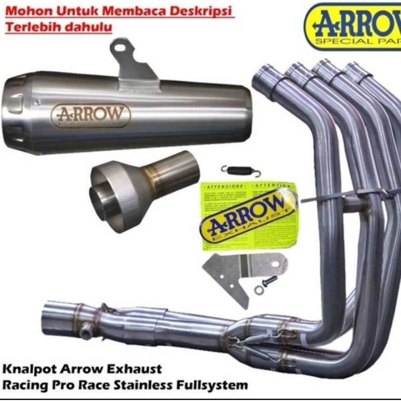 knalpot Arrow exhaust prorace Kawasaki Zx25r