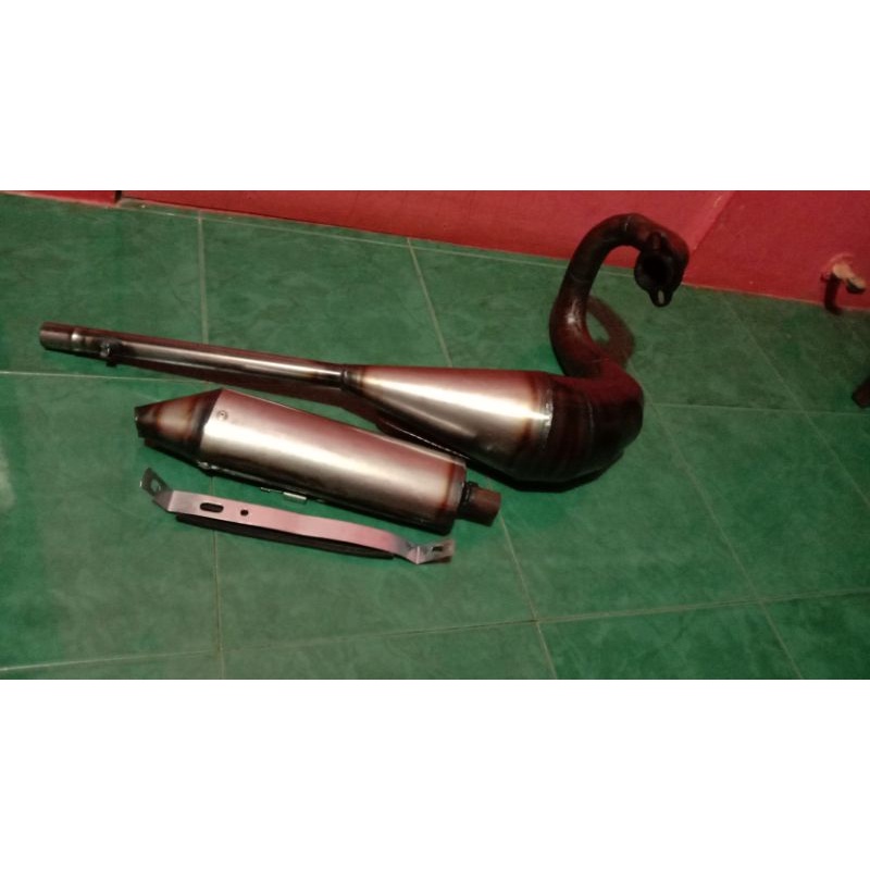 knalpot udang yamaha Dt100 rangka dt100