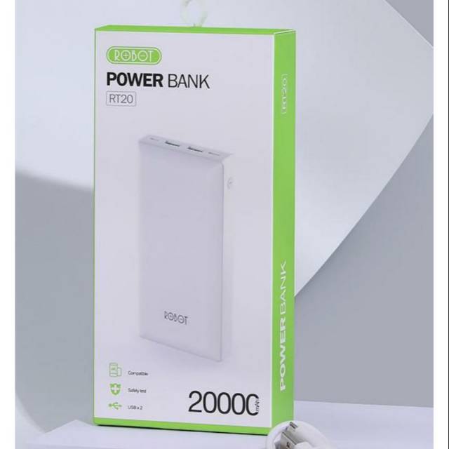 ROBOT POWERBANK RT20 20000mah