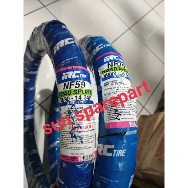 Ban Luar Depan Belakang IRC Mio Mio sporty Mio Lama Mio smile Mio Z Mio M3 Mio soul Mio GT UK 70/90-