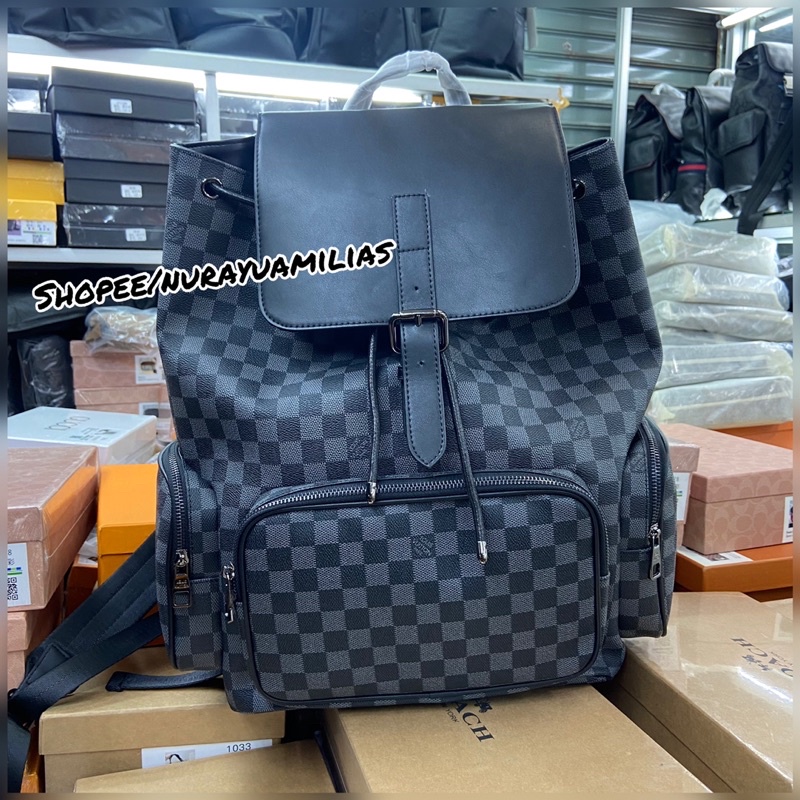 Tas Ransel Louis Vuitton tas kuliah Tas kerja lv backpack tas punggung lv