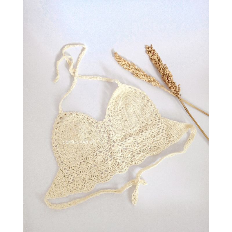 CLEARANCE - Crochet Bikini Top || Bikini Rajut || Woman Swimwear || Beachwear