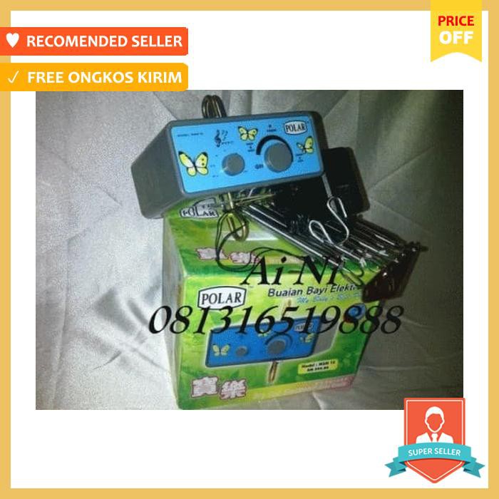 Ayunan Bayi Elektrik / Ayunan Bayi Otomatis / Ayunan Bayi Listrik Merk Polar Type Musik