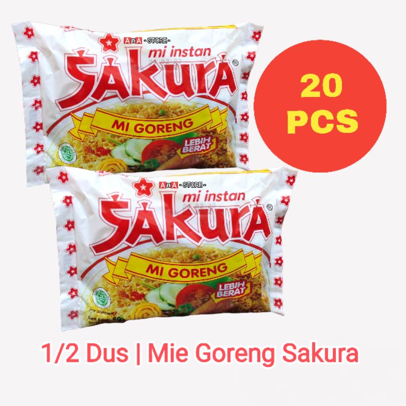 

Mie sakura goreng (1/2 Dus)