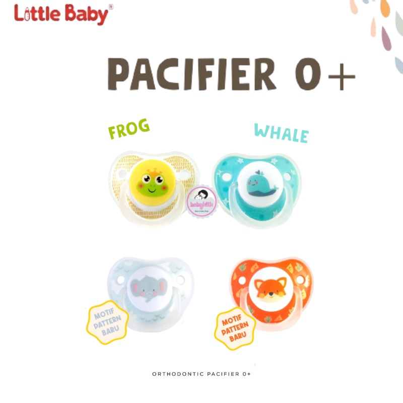 Little Baby Orthodontic Pacifier Glow In The Dark - Empeng Bayi 0m+