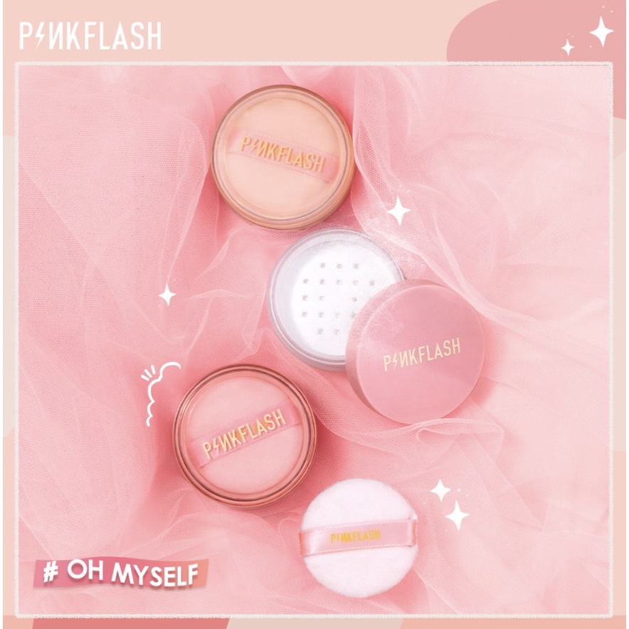 [ PINKFLASH ] #OhMyself Loose powder Matte Translucent Oil-control 3 Colors