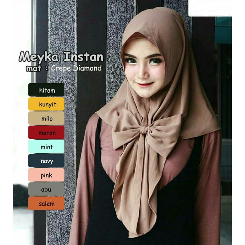 Hijab Jilbab Meyka Instan