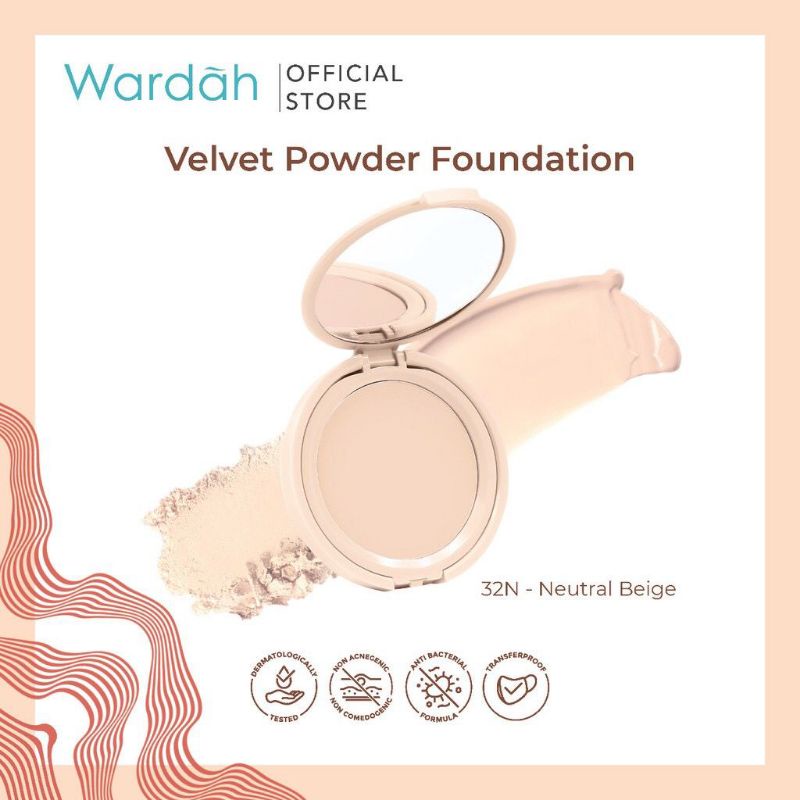 Wardah Colorfit Velvet Powder Foundation SPF 20