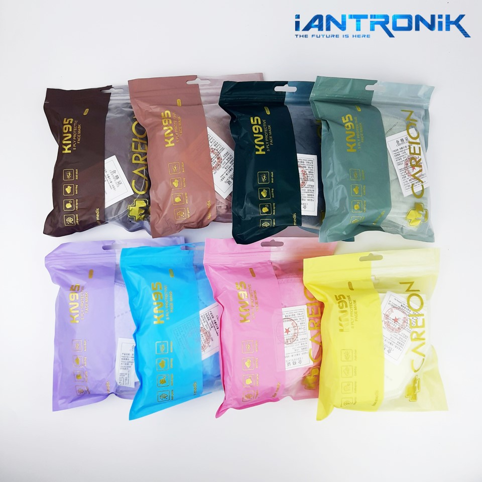 Masker KN95 Earloop 6 Ply Shumu Mouson Embos isi 10pcs Evo KEMENKES