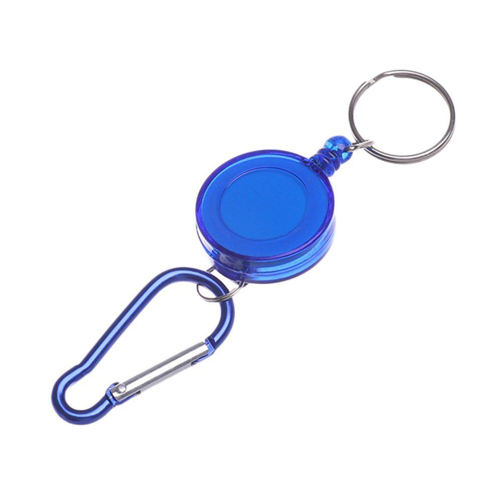 Top Retractable Key Chain Portable Labu Gesper Lencana Gantungan Kunci Pancing