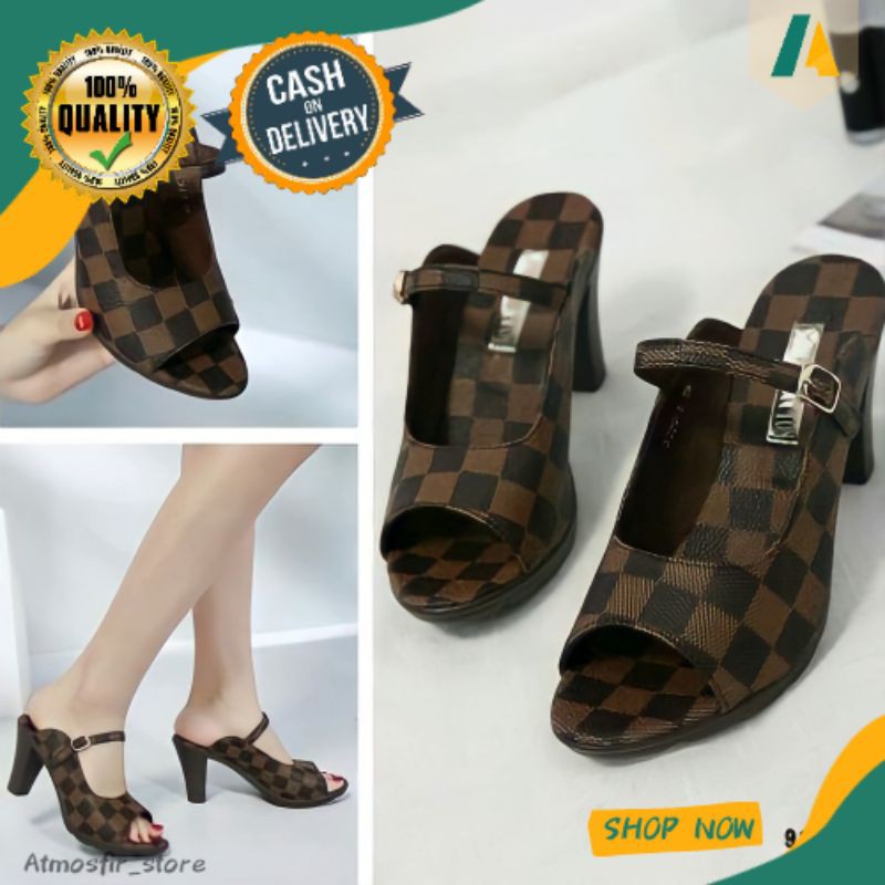 SEPATU SANDAL HIGH HEELS WANITA PESTA KONDANGAN TERBARU SPATU HAK TINGGI HILS CEWEK CEWE MURAH HS96