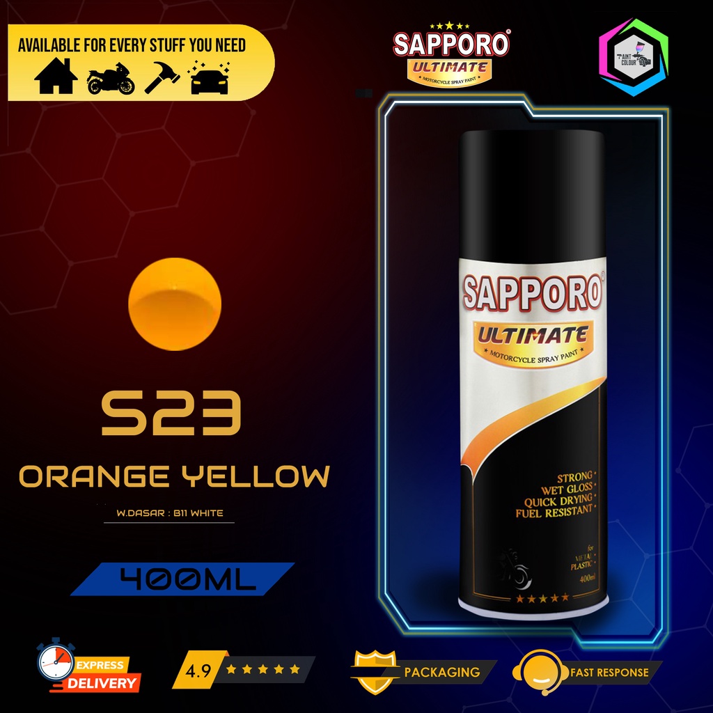 SAPPORO ULTIMATE Cat Semprot S23 - Orange Yellow