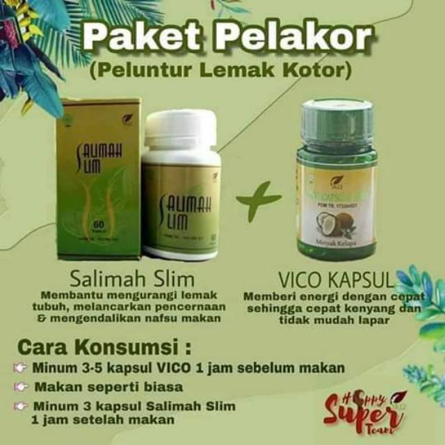 Paket Pelakor SR12 / Pelangsing Herbal Aman Dan BPOM