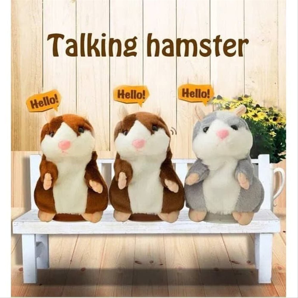 Talking Hamster Mainan Boneka Hamster Bisa Bicara Dan Bergerak