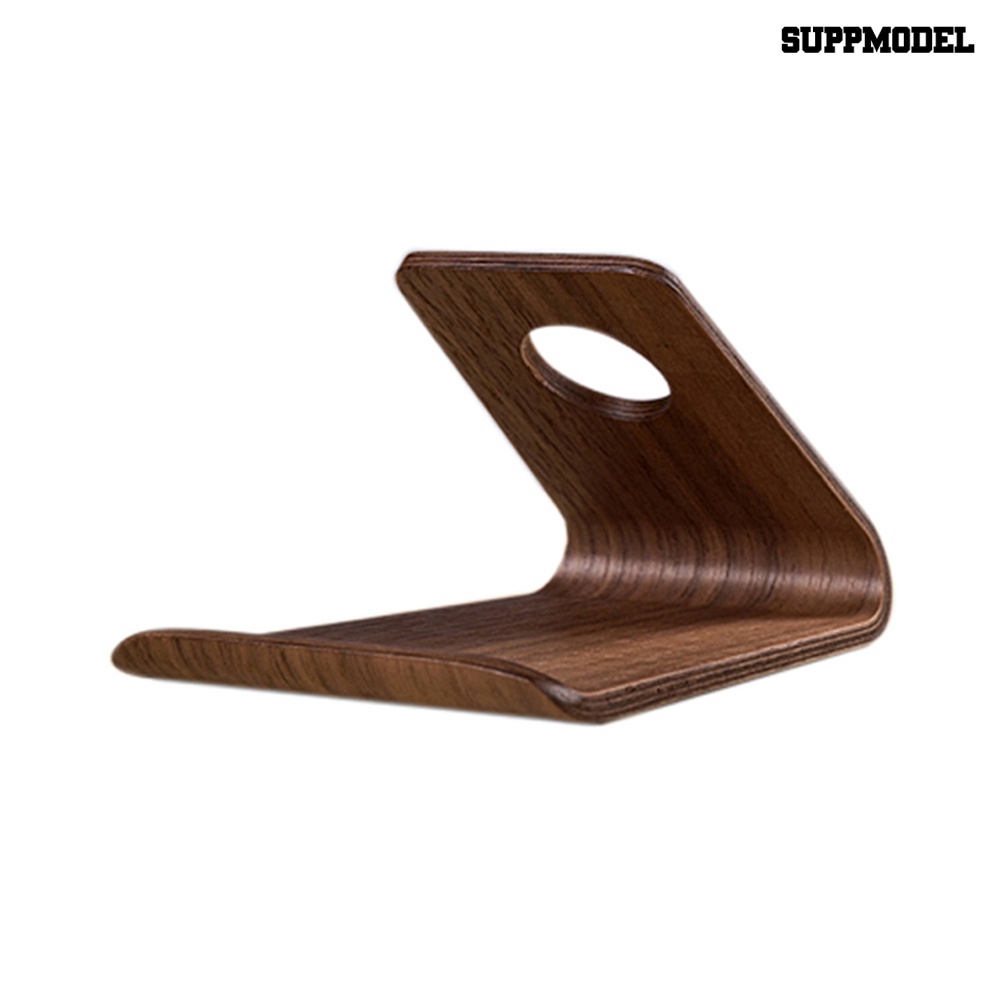 Sdl Stand Holder Hp Universal Bahan Kayu Model Retro / Elegan Untuk Rumah / Kantor