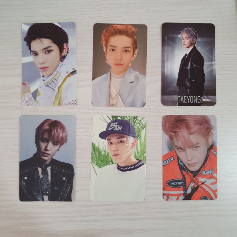 PHOTOCARD PC TAEYONG sticker punch sm pop up store future loveholic