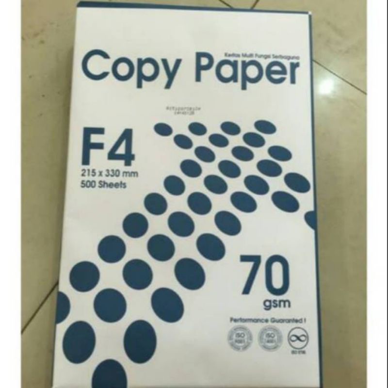 

Kertas HVS Copy Paper 75 gram Ukuran F4 Murah