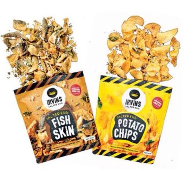 

Irvins salted egg fish skin & potato