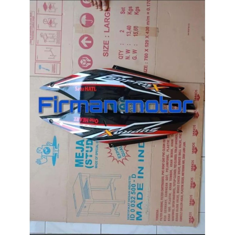 cover body supra x 125 fi