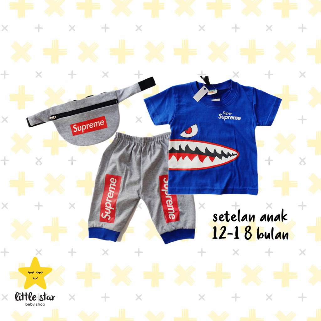 Coconut Setelan Anak Cowok | Set Baju Tas Anak Cowok