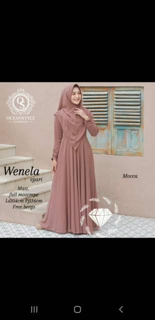 GAMIS SYARI PAKAIAN WANITA REMAJA MUSLIM KEKINIAN TERBARU / BAJU GAMIS WANITA SYARI