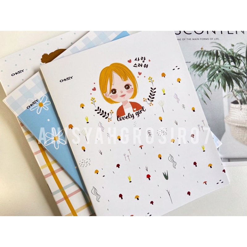 

(1PACK) BUKU TULIS Merek OKEY 38 lembar / BUKU SEKOLAH ANAK 38 lembar isi 10pcs