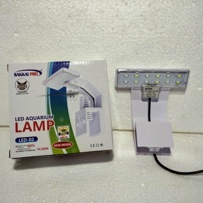 Lampu Led Jepit Aquarium Aquaascape SAKKAI PRO LED 02 3 Mode cahaya