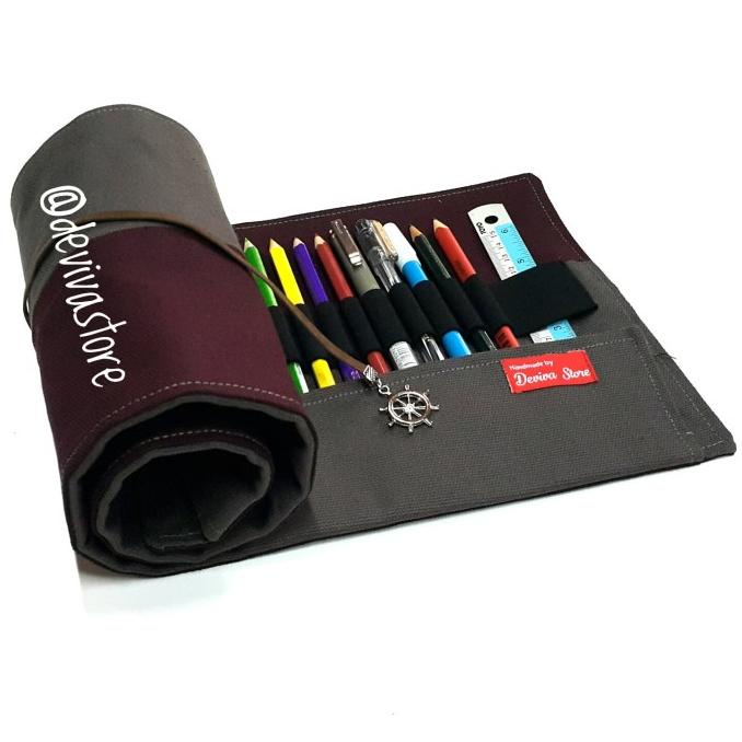 

TEMPAT PENSIL GULUNG / ROLL PENCIL CASE / TEMPAT PENSIL LUCU UNIK