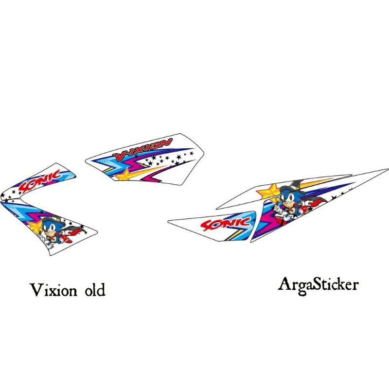 Stiker Vixion old Striping Vixion old  2010 2011 2012 Variasi Sticker Motor