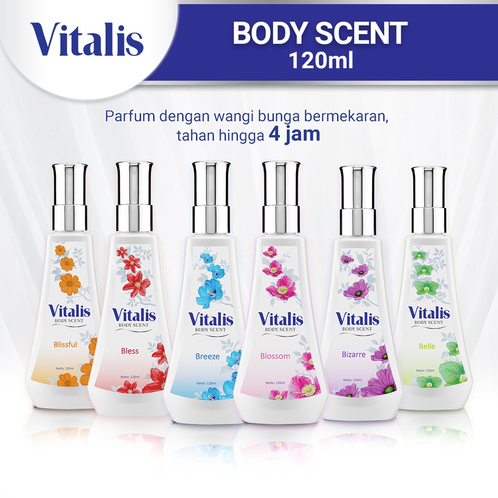 Vitalis Body Scent Parfum Wanita 120Ml