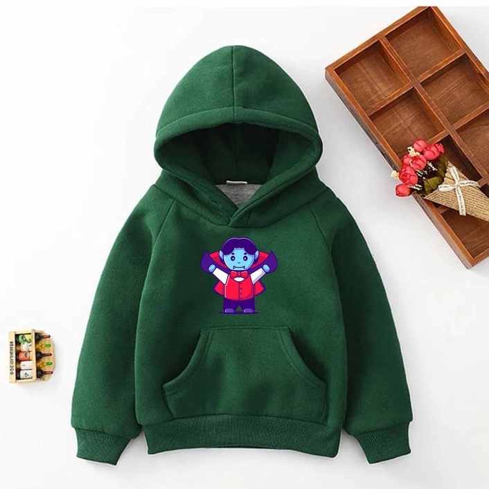 Hoodie Anak Dracula Sweater Anak Fleece Pakaian Anak