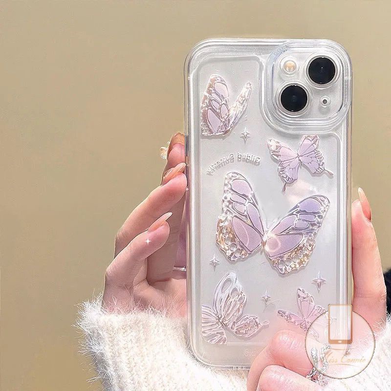 softcase handphone iPhone butterfly