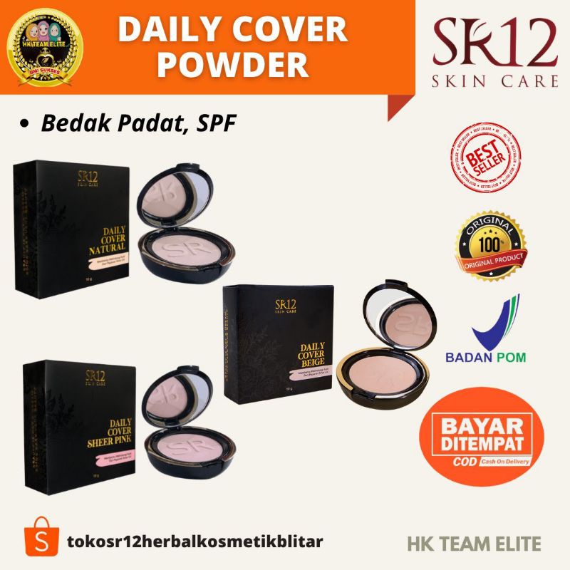 DAILY COVER SR12 / BEDAK SR12 / BEDAK GLOWING / BEDAK PADAT / BEDAK TAHAN LAMA ANTI AIR