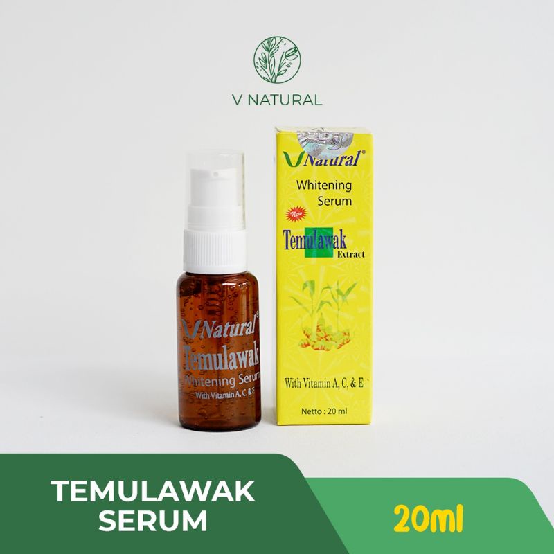 V NATURAL Whitening Serum Temulawak 20ml