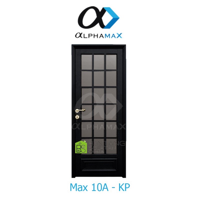 PINTU UTAMA ALPHA MAX PINTU KACA ELEGANT MAX 10A - KP