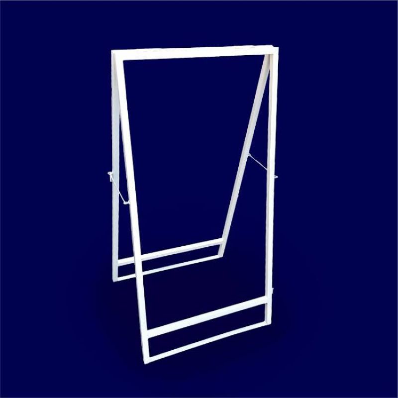 Standing banner papan besi hollow uk standar