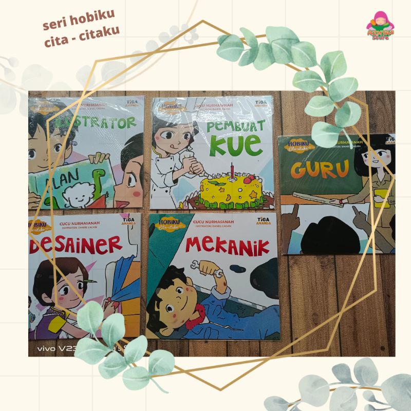 buku hobi&Cita-cita ku by tiga ananda buku sale tiga ananda
