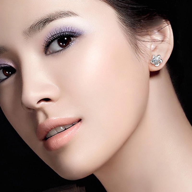 925 anting-anting perak murni, Busana sederhana, Anting-Anting wanita, Perhiasan Fashion Korea, Aksesoris telinga ED002