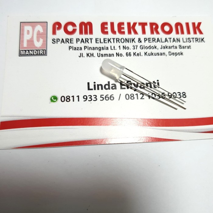 New Dioda LED 3 kaki 2 warna merah dan hijau 5 mm