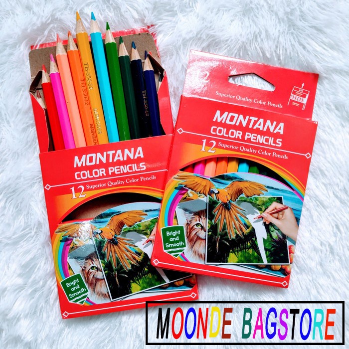 

PENSIL WARNA MONTANA PENDEK 12 WARNA / MONTANA COLOUR PENCIL