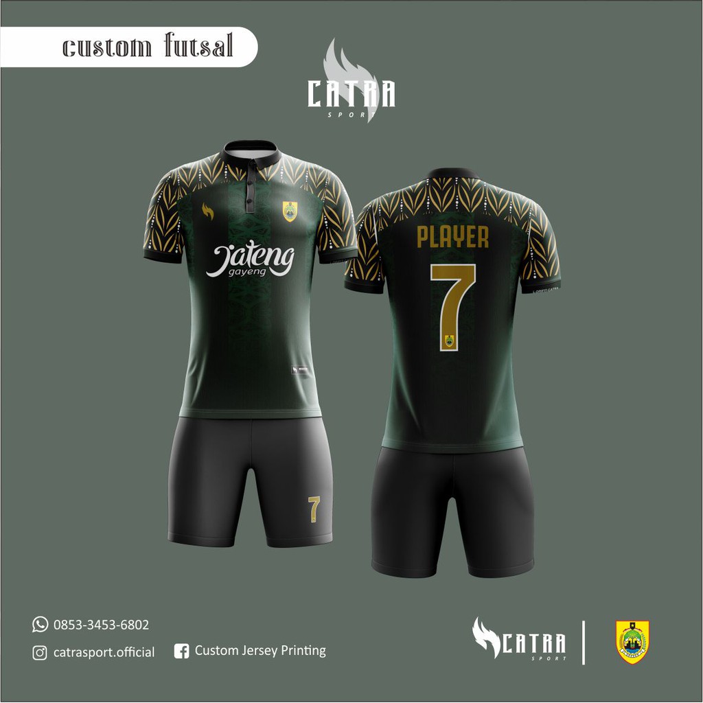 Custom Jersey Futsal Desain Bebas Menerima Satuan Shopee 