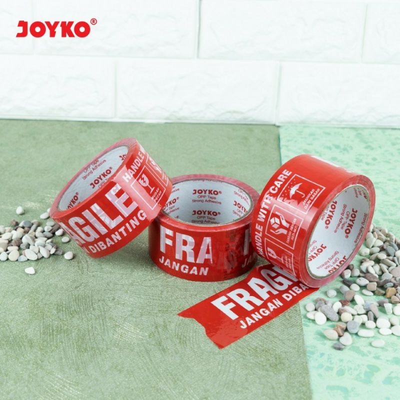 

lakban fragile/ selotip fragile/ lakban jangan dibanting/ lakban joyko/ lakban murah/ lakban fragile
