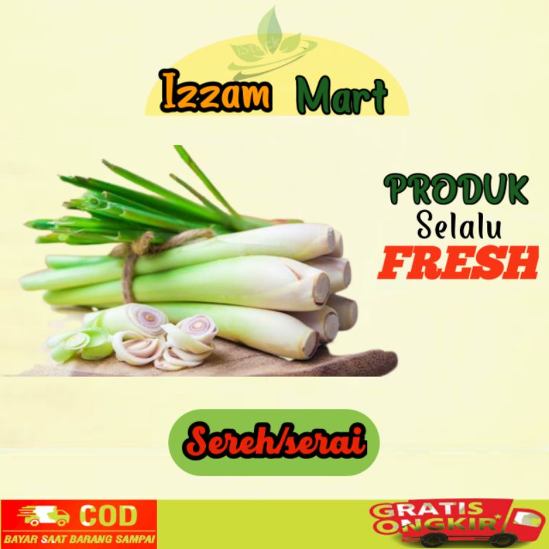 

Daun sereh serai 1 ikat bumbu dapur