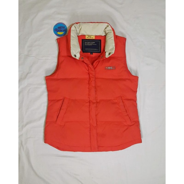 Vest Bulu Angsa Bulang Hoodie Gunung Rompi Tebal Motor size S-XL second