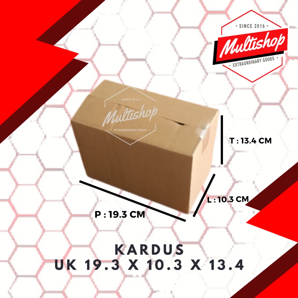 

Kardus Packing 19.3x10.3x13.4 cm| 19x10x13 | 19 x 10 x 13| Kotak Packaging