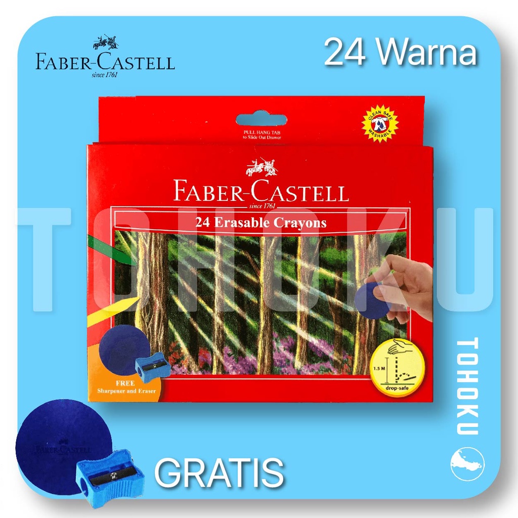 

Crayon Faber Castell Erasable dapat Dihapus 24